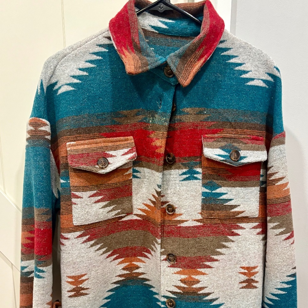 Aztec shacket - image 1